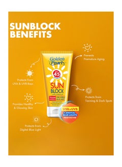 Golden Pearl Sun Block SPF45 120 ml - pzsku/Z03B0A2506DB1DCB5B141Z/45/_/1714320585/ee4cf477-12d8-4b3e-bee1-59fb710cd50e