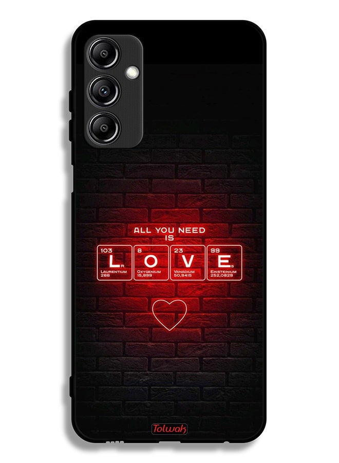 Tolwak Samsung Galaxy A24 4G Protective Case Cover All You Need Is Love - Image 1