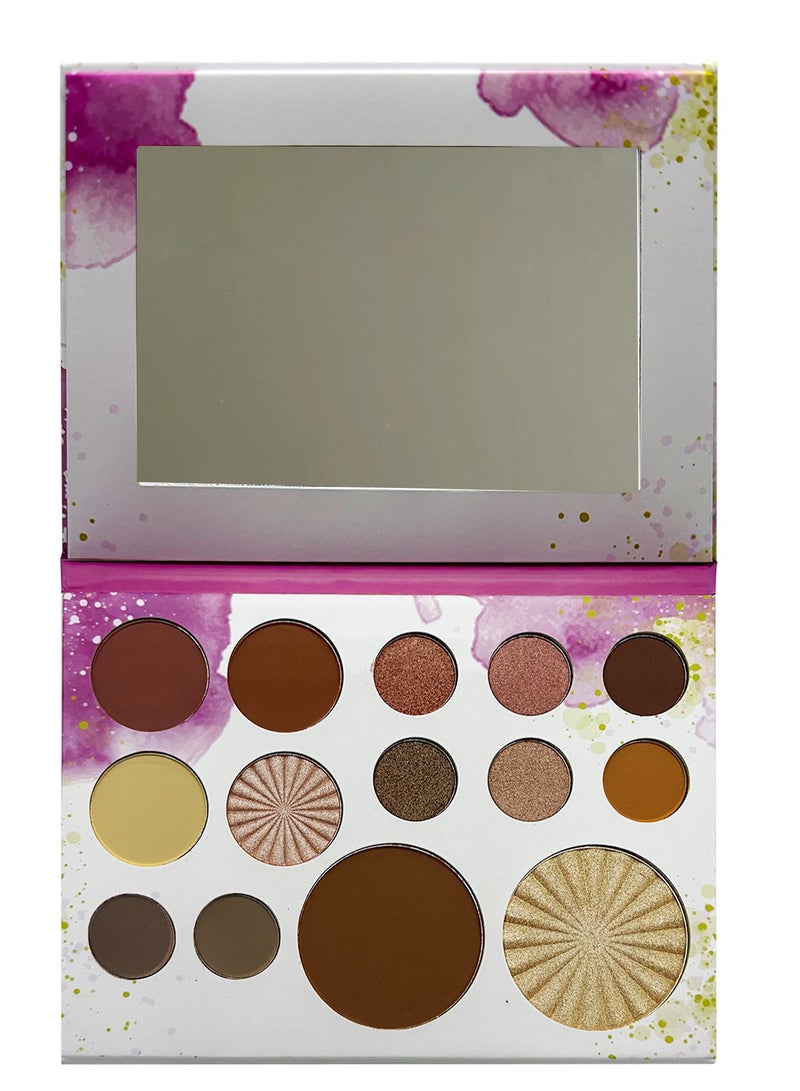 Heng Fang Palette Of A Variety Of Cosmetics With A 6-Piece Lipstick Mini Set - Image 2