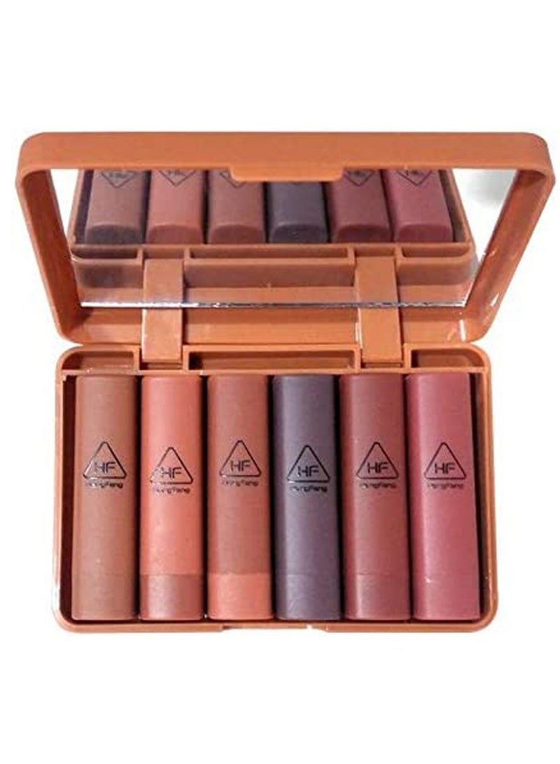 Heng Fang Palette Of A Variety Of Cosmetics With A 6-Piece Lipstick Mini Set - Image 3