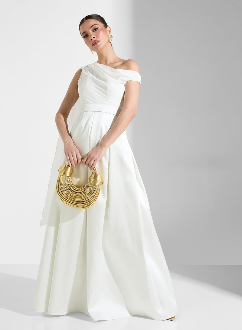 ايرا فستان عمود أبيض - Image 4