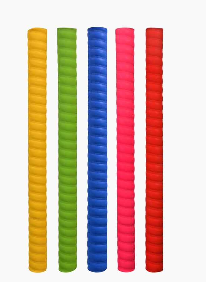 مقابض مضارب الكريكيت من SVAAN - مطاط معطر، شكل حلزوني مانع للانزلاق، متعدد الألوان (عبوة من 12 قطعة) | مقبض متين ومريح لتحكم أفضل | مثالي لجميع أنواع المضارب - Image 2