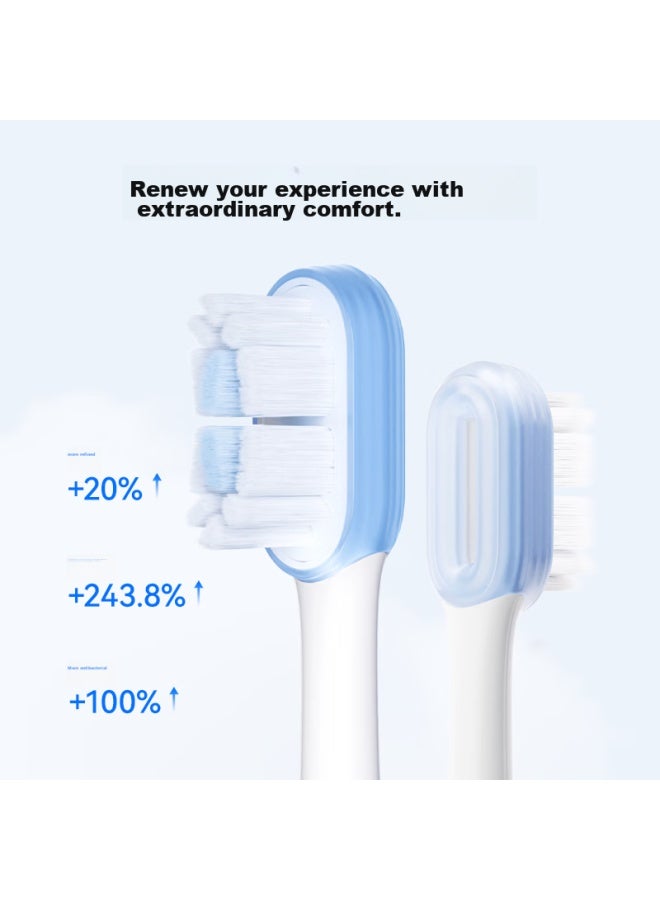 Huawei Smart Selection Libode Smart Electric Toothbrush Youyang Series, Toothbrush 2/toothbrush 3 Brush Head, Gentle Cleaning Shock-absorbing Cloud Protection Type, 2-pack Black - Image 3