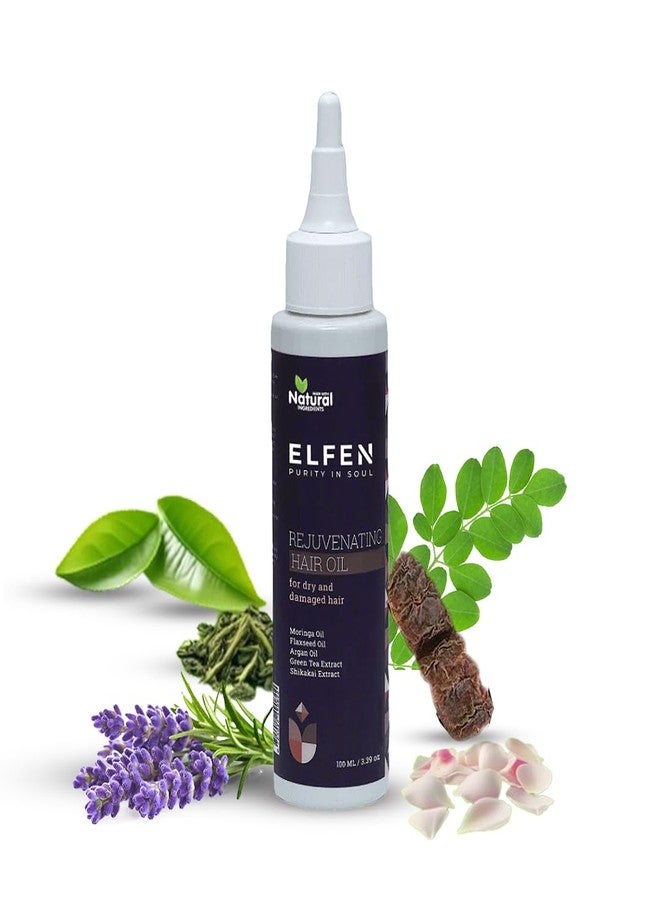 إلفن زيت إلفن لتجديد الشعر الجاف والتالف - 100 مل / 3.39 أونصة | مزيج مغذٍّ لشعر فاخر | يعيد الرطوبة والقوة واللمعان لشعر أكثر صحة - Image 1