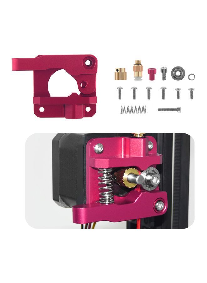 NIBEMINENT MK8 Extruder Feed Kit For 3D Printed Red  - Image 3