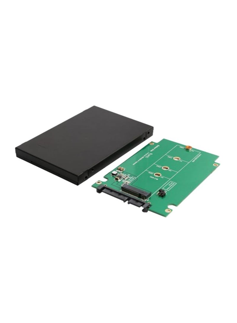 محول 2.5" SATA III إلى M.2 B-Key SATA SSD لأحجام 2230/2242/2260/2280 – غلاف ألمنيوم SY-ADA40092 - Image 4