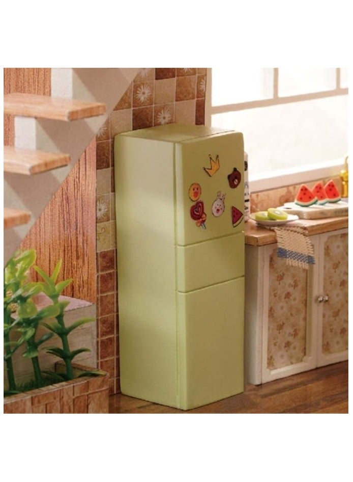 DIY Miniature Dollhouse Kit, Wooden Dollhouse, Creative Room, Mini Handmade, Wooden Doll House, with Music Movement, Assemble Villa Model Toy, Gift for Kids Teens Adults  - Image 4
