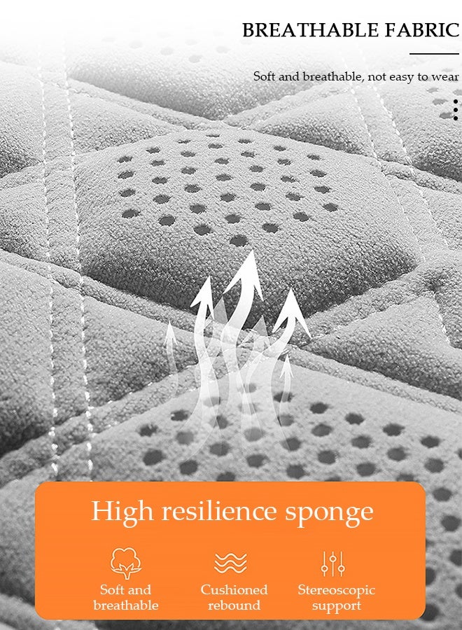 DUNISO قطعة واحدة من غطاء مقعد السيارة - أغطية أمامية ناعمة ومسامية مع واقي مانع للانزلاق يناسب معظم السيارات والشاحنات وسيارات الدفع الرباعي والشاحنات - Image 4