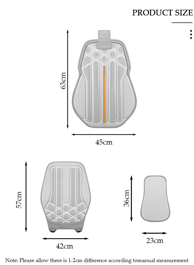 DUNISO قطعة واحدة من غطاء مقعد السيارة - أغطية أمامية ناعمة ومسامية مع واقي مانع للانزلاق يناسب معظم السيارات والشاحنات وسيارات الدفع الرباعي والشاحنات - Image 2