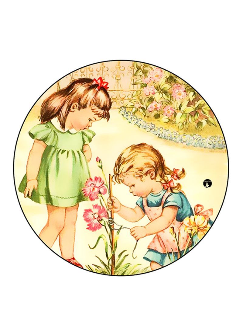 RKN Vintage Art Printed Mouse Pad Multicolour