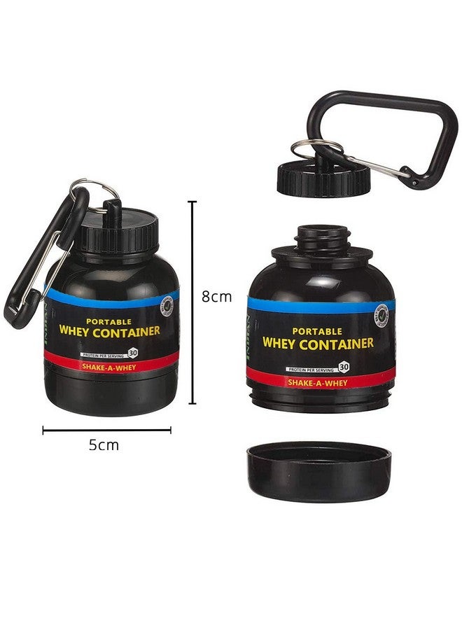 TRUE INDIAN Shaker Bottle Special Combo Offer Buy 1 Portable Protein Funnel/whey or Supplement Powder Carrying Funnel and Container with Key-Chain and Get 1 Free Protein Whey Funnel (Pack of 2) (RED) - Image 4