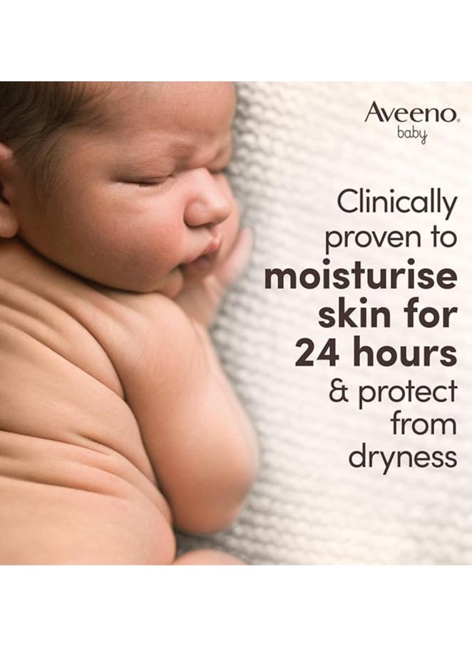 Aveeno Baby Aveeno Baby Daily Care 24 Hours Moisturising Lotion for Sensitive Skin with Prebiotic Colloidal Oatmeal,  150ml  - Image 4