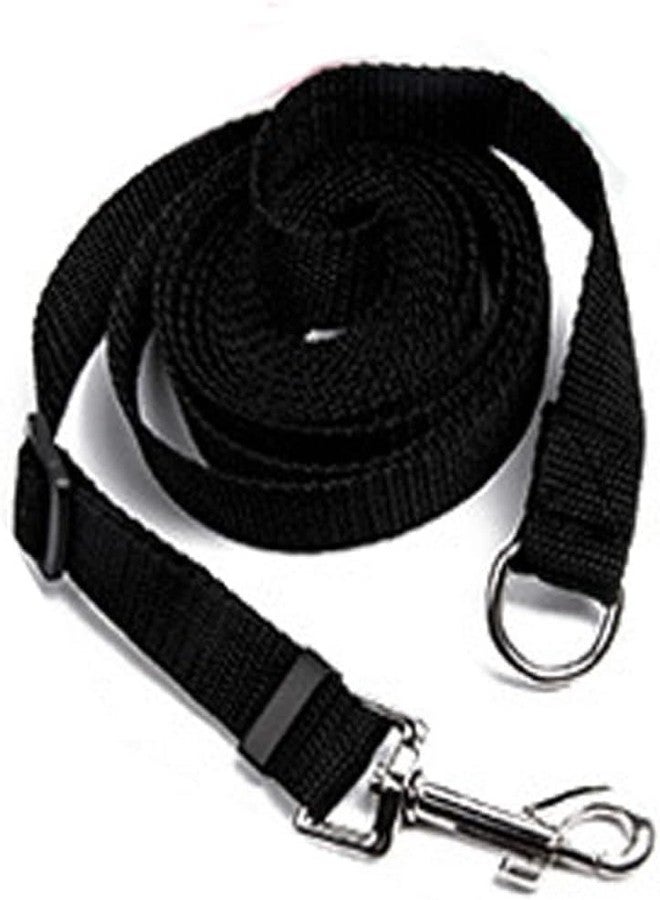 Drema Black Durable Nylon Dog Training Leash,Dog/Puppy Obedience Recall Training Agility Lead-10 ft 20 ft, Training Leash, Play, Safety, Camping,or Backyard (20ft) - Image 2