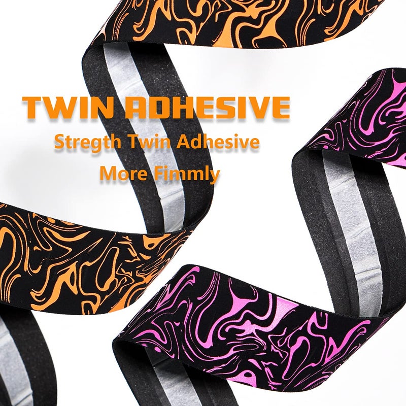 Chooee Road Bike Handlebar Tape,2PCS Bicycle Bar Tape,Orange - Image 5
