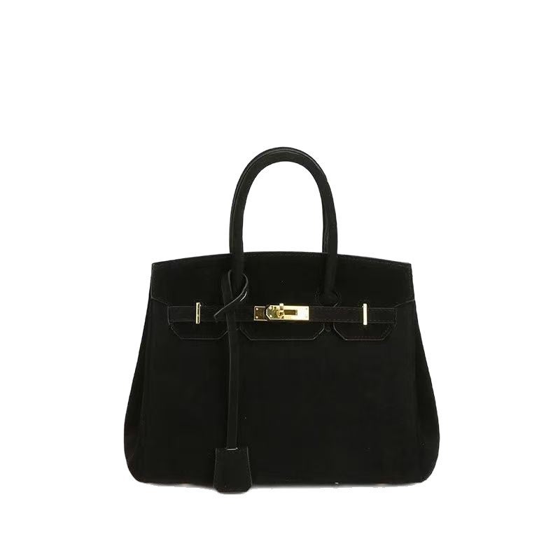 Vintage Matte Faux Leather Large Capacity Crossbody Bag - Image 2