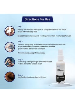 Formen Formen Hair Growth Serum For Men | With 3% Redensyl, 2% Procapil, Caffeine, Follicusan, Kopexil | Reduce Hair Fall, Nourish Scalp, Hair Growth Treatment - 60 Ml (Pack Of 1), 80 Grams  - Image 2