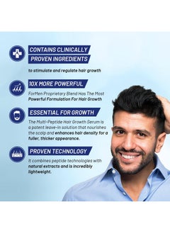 Formen Formen Hair Growth Serum For Men | With 3% Redensyl, 2% Procapil, Caffeine, Follicusan, Kopexil | Reduce Hair Fall, Nourish Scalp, Hair Growth Treatment - 60 Ml (Pack Of 1), 80 Grams  - Image 4