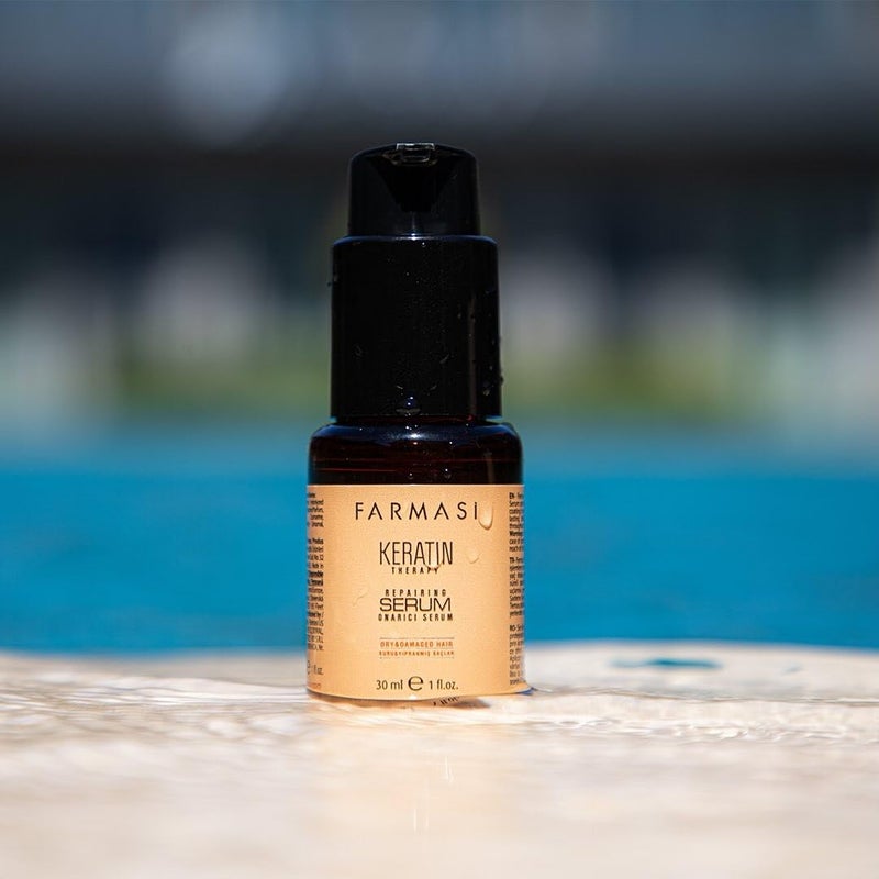 FARMASi Keratin Therapy Set â€“ Includes Keratin-Infused Shampoo, Hair Mask, Serum, and Repair Spray for Deep Nourishment and Shine - Image 4