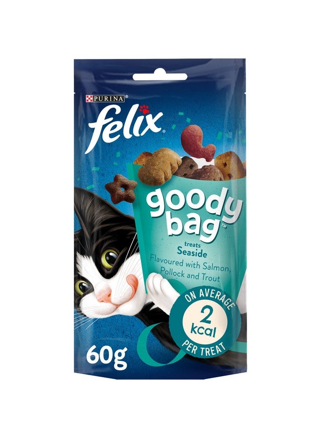 Felix Goody Bag Cat Treats Seaside Mix 60G (Pack Of 8) - Image 1