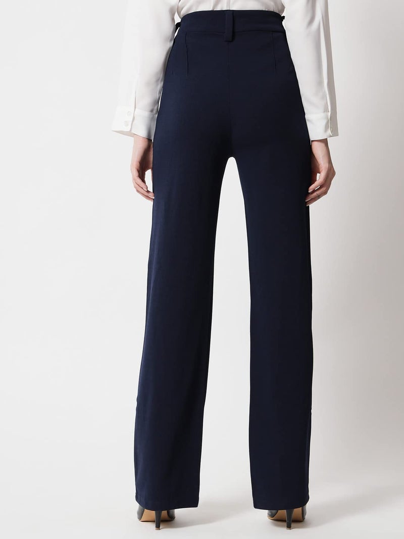 KOTTY Women Regular Fit Multicolor Viscose Rayon Trousers - Image 4