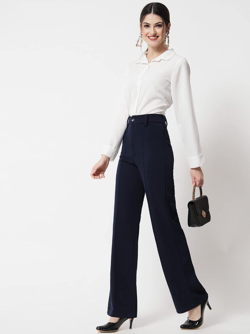 KOTTY Women Regular Fit Multicolor Viscose Rayon Trousers - Image 3