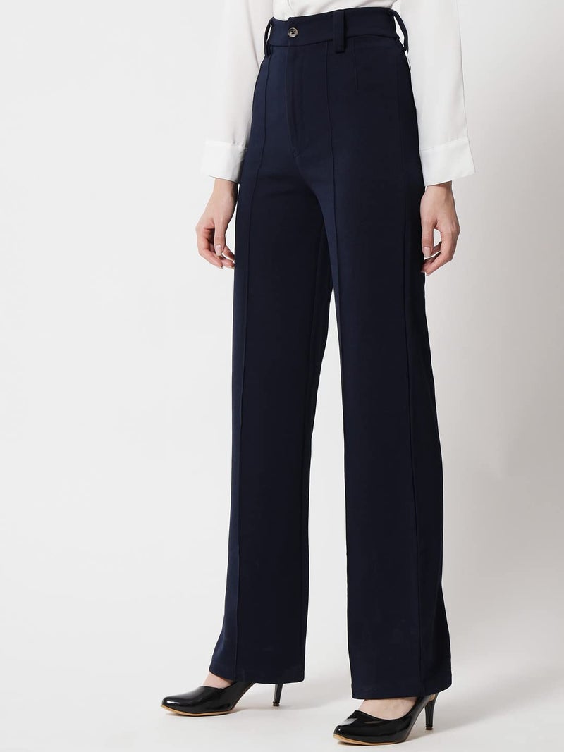 KOTTY Women Regular Fit Multicolor Viscose Rayon Trousers - Image 2