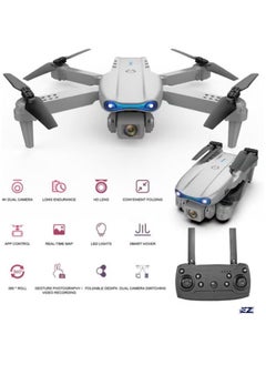ELTRAZONE E99 PRO Drone Professional with 4K HD Dual Camera, Automatic Obstacle Avoidance, Foldable Design, Height Hold, and Stable Flight for Aerial Photography - Perfect Mini Drone for Smooth Flights, Easy Control & Stunning Shots – Ideal for Beginners and Pros  - Image 2