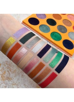 Juvia's Place Juvia's Place Palette The Magic Mini - Bright and Bold Red, Shades of 16, Professional Eye Makeup, Pigmented Palette, Makeup Palette for Eye Color & Shine  - Image 5