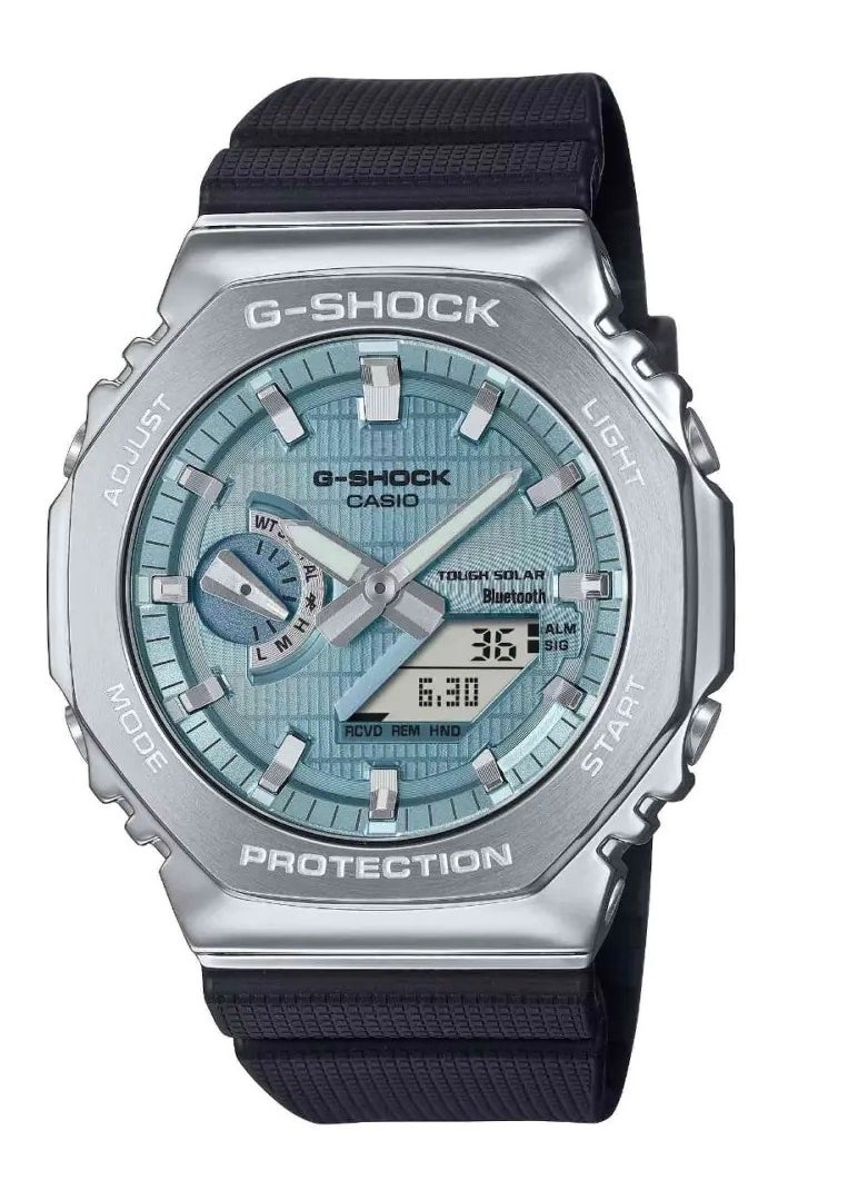 G-SHOCK G-SHOCK Men's Watch Smartphone Link Analog-Digital Metal Tough Solar - GBM-2100A-1A2DR  - Image 1