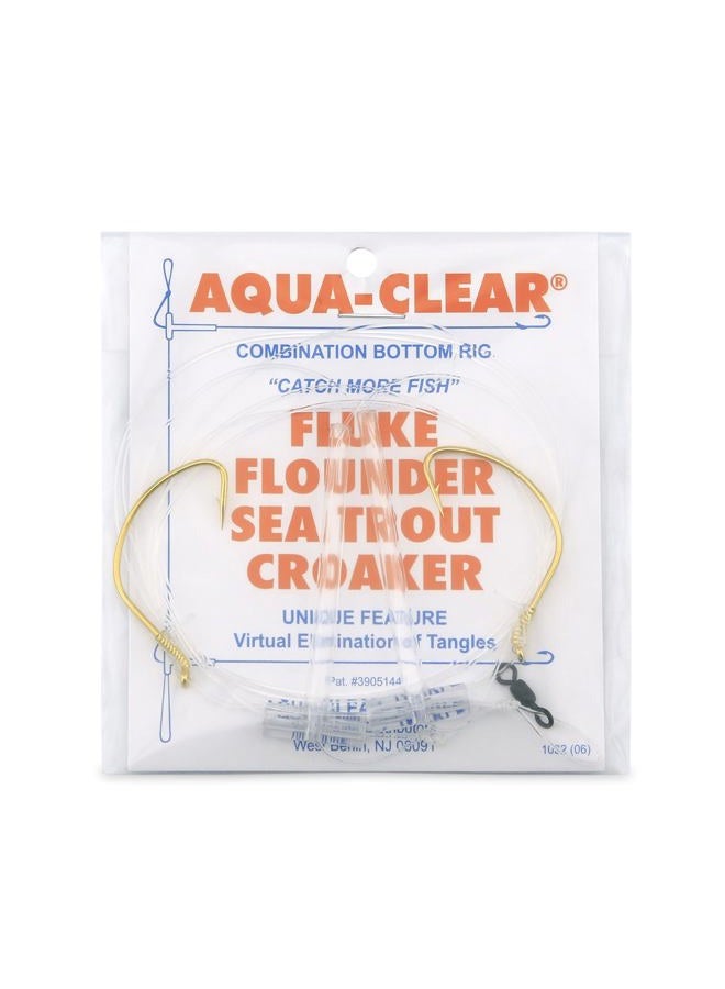 Aquaclear Aqua Clear FW-1A Combination Bottom Rig, Gold and Clear Finish - Image 1