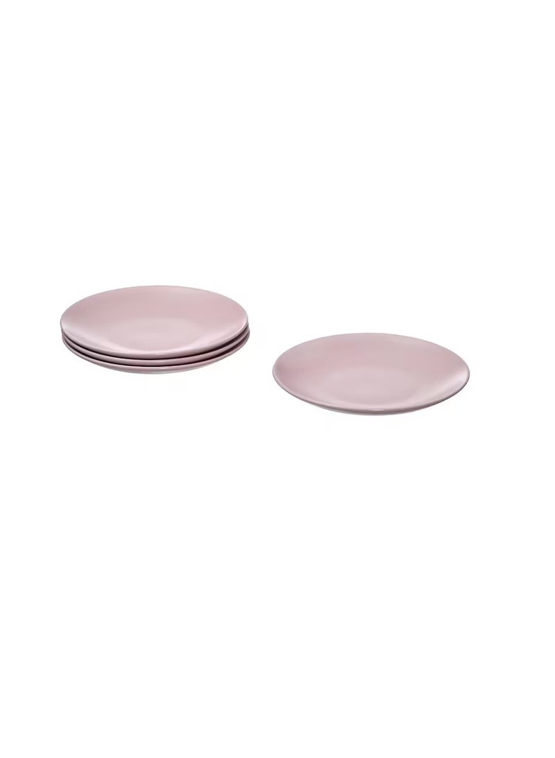 Side plate, matt light pink20 cm - Image 1