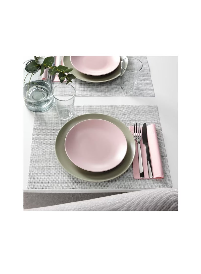 Side plate, matt light pink20 cm - Image 2