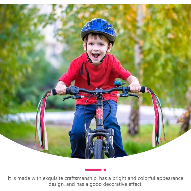 Handlebar Streamers Tassels For Kids Bikes Scooters Easy Install 2 Pairs Colorful - Image 5