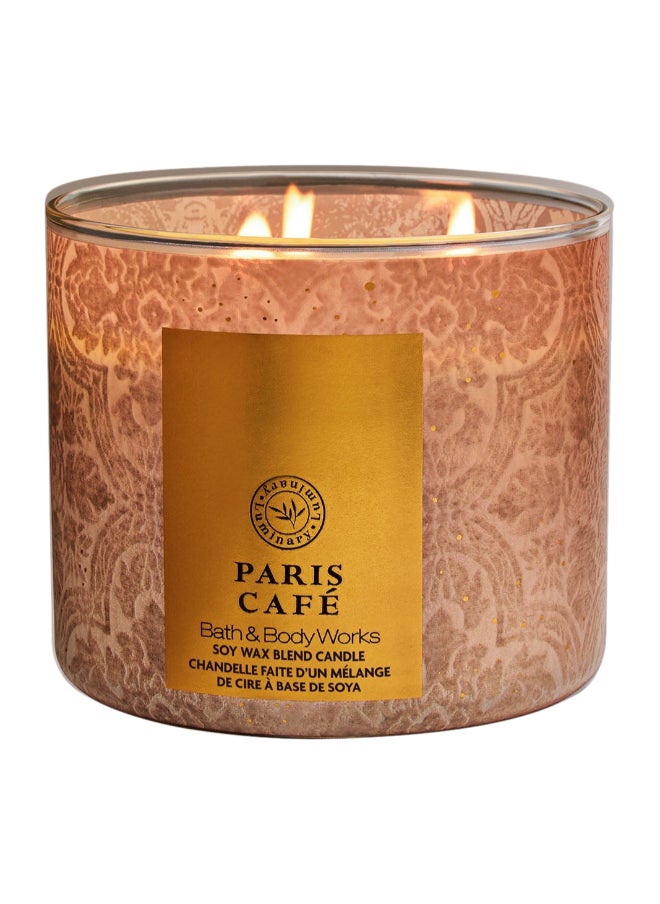 Bath & Body Works Paris Cafe 3-Wick Candle 