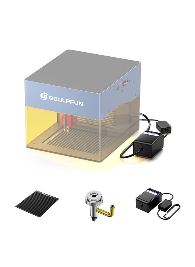 SCULPFUN - iCube Laser Engraver Honeycomb Working Table for Desktop Protection Laser Cutting 15L/Min Air Pump Low Noise Low Vibration - Image 1