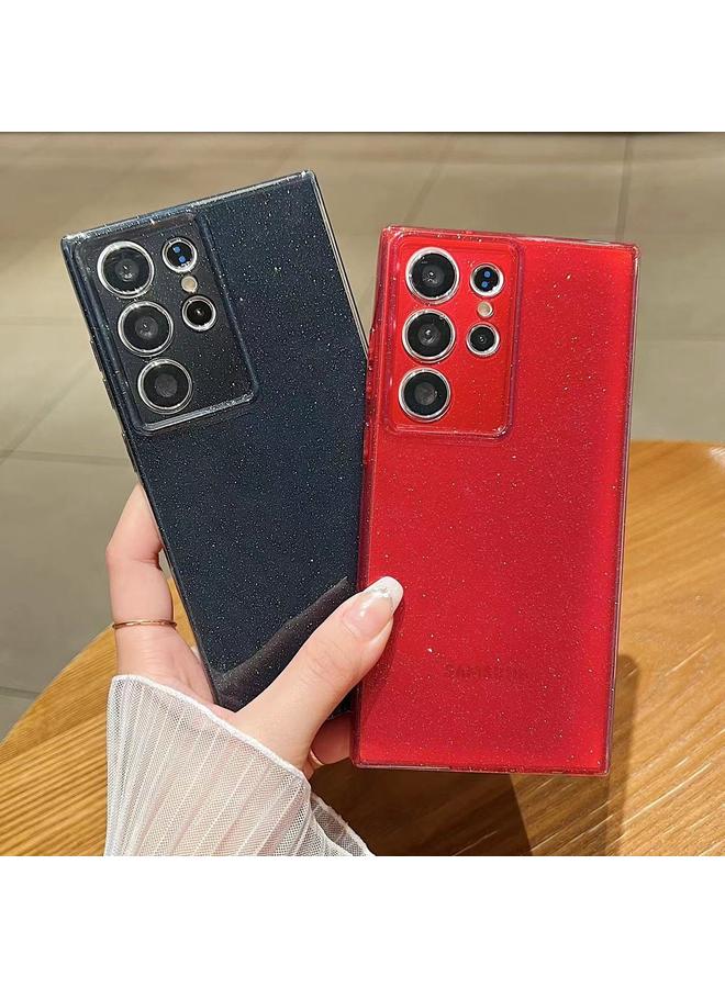 erorex Case For Samsung Galaxy S24+ 5G Jelly Glitter Solid Color TPU Phone Case - Image 4