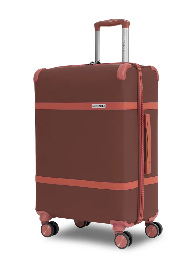 PARAJOHN Parajohn Urban Voyage PVC 4-Piece Luggage Set With 8 Spinner Wheels