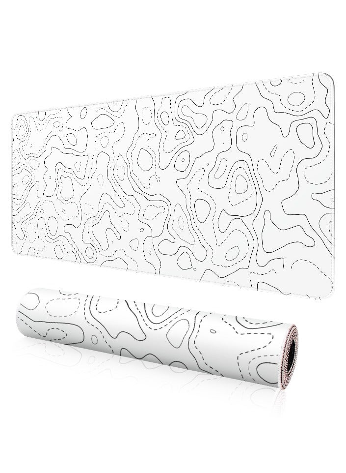 Gaming Mousepads Stitched Edges Mousepad, Desk Mat Gaming Mat Non-Slip Rubber Base, XL Gaming Mouse Pad - Image 1