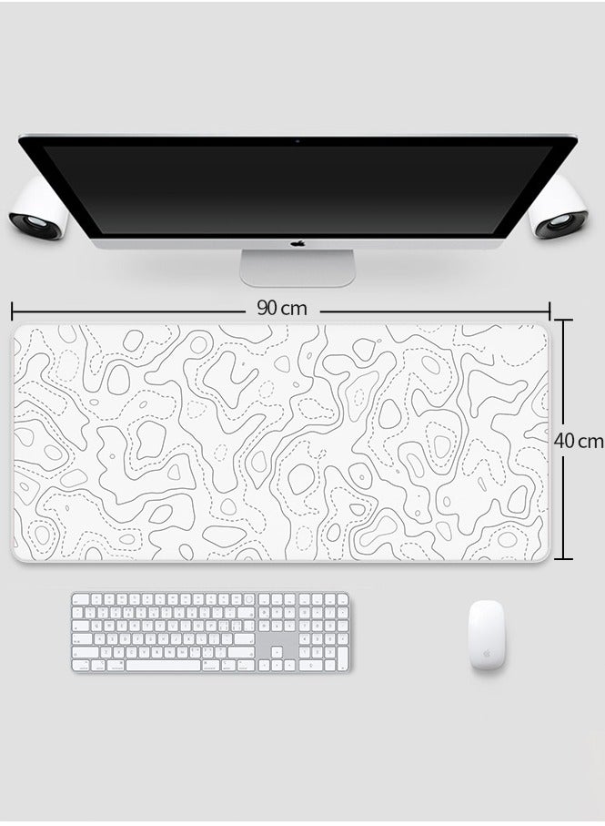 Gaming Mousepads Stitched Edges Mousepad, Desk Mat Gaming Mat Non-Slip Rubber Base, XL Gaming Mouse Pad - Image 3