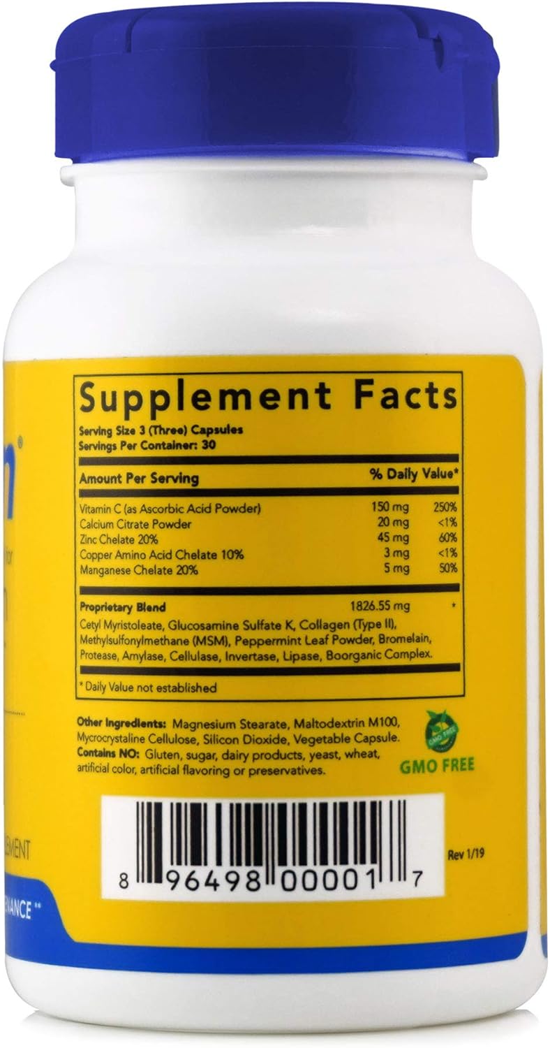 Flexcin Joint Health  Mobility Formula with CM83 Pack 270 Capsules - Image 3