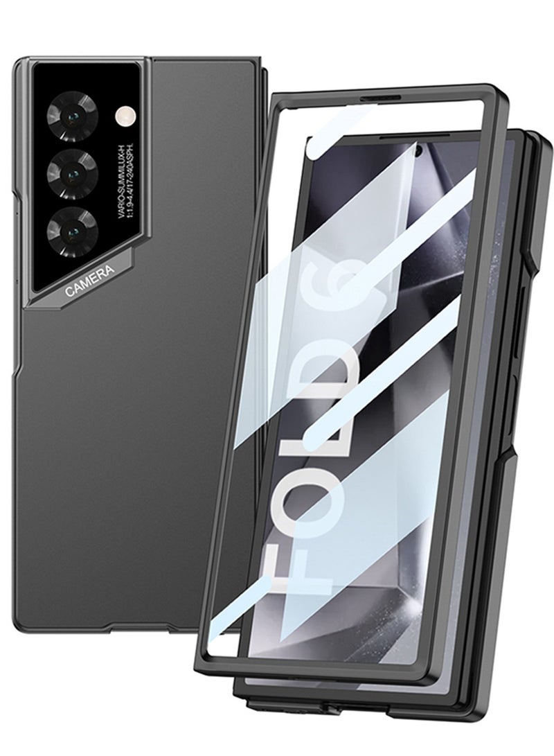 general for Samsung Galaxy Z Fold 6 Case Ultra Thin Matte PC Hard Shookproof Camera Lens Protector Bumper Cover for Samsung Z Fold 6 - Image 2