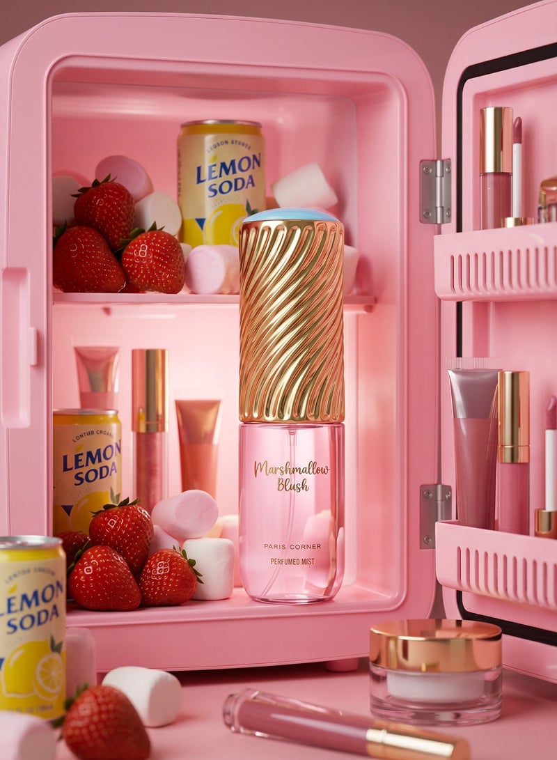Paris Corner Marshmallow Blush Body Mist for Women 200ml | Sweet Gourmand Fragrance | Long-Lasting Refreshing Body Spray - Image 3