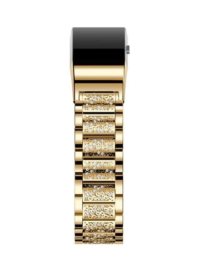 NIBEMINENT Stainless Steel Waist Strap Watch Band Gold - Image 3