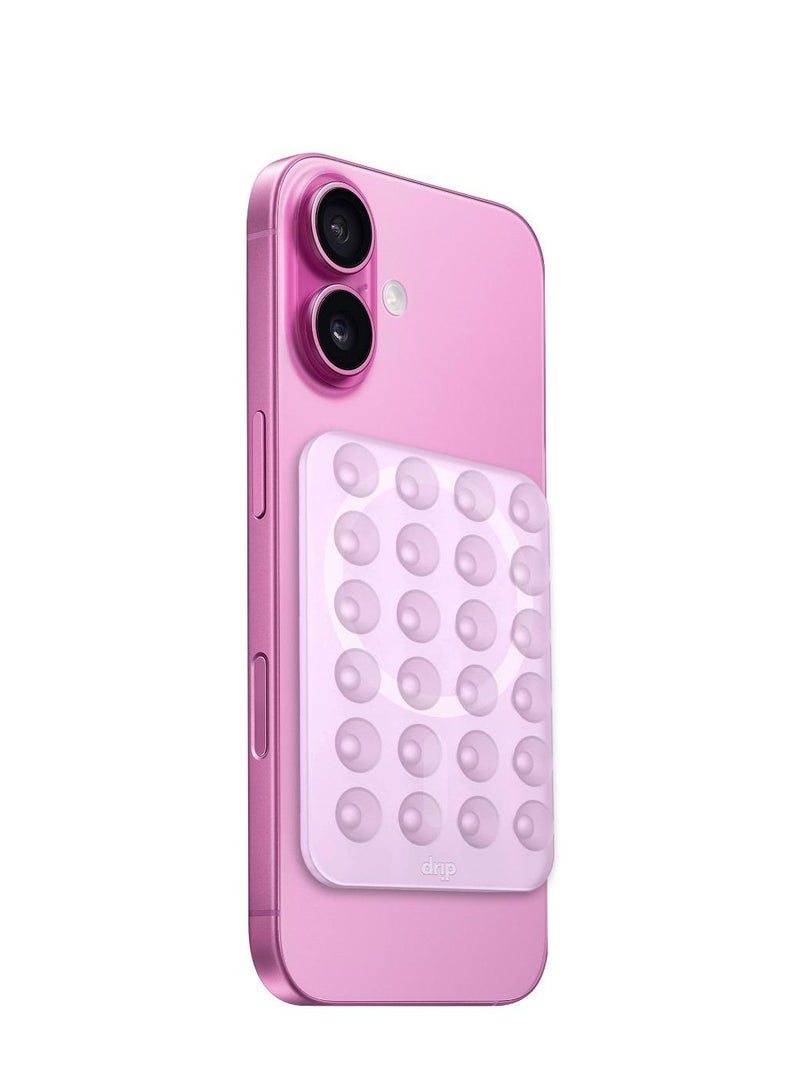 DRIP Magnetic silicone adhesive stand for mobile-pink - Image 2