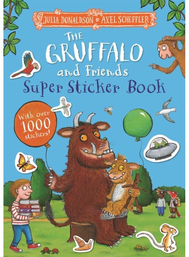 The Gruffalo and Friends Super Sticker Book - Paperback