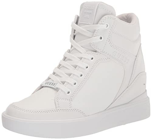 GUESS Women's BLAIRIN Sneaker, White Logo, 8 - Image 2