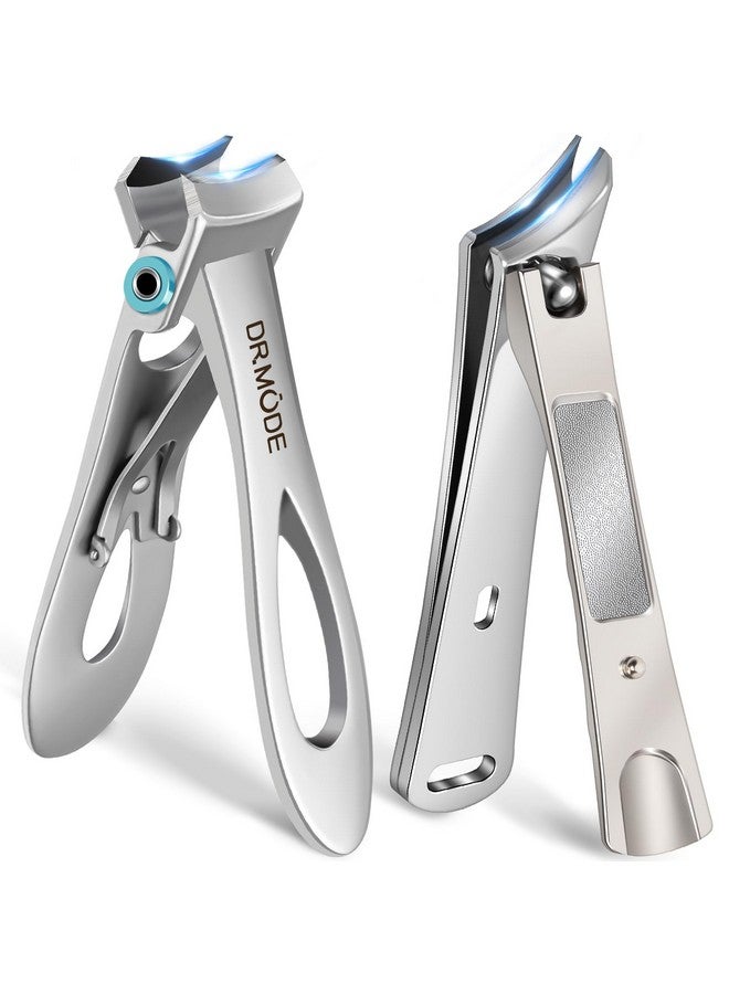 درمود مقص أظافر للرجال أظافر سميكة نام 2024 مقص أظافر جديد عالي التحمل ذو إصبع قدم كبير للأظافر السميكة لكبار السن مع فتحة واسعة حادة مطورة مائلة منحنية مقص أظافر نام - Image 1