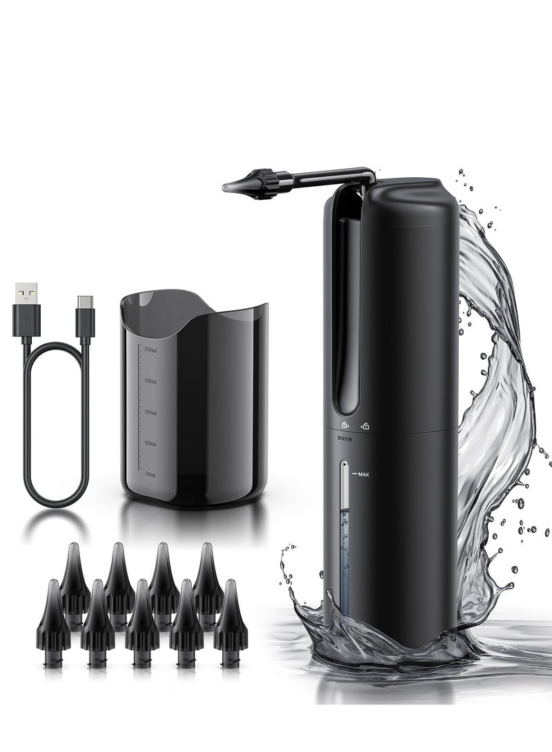 Generic Ear Wax Removal - Electric Ear Irrigation Flushing System - Water Powered Ear Cleaner with 4 Pressure Modes - Safe and Effective Ear Cleaning Tool - Water Resistant USB Rechargeable  - Image 1