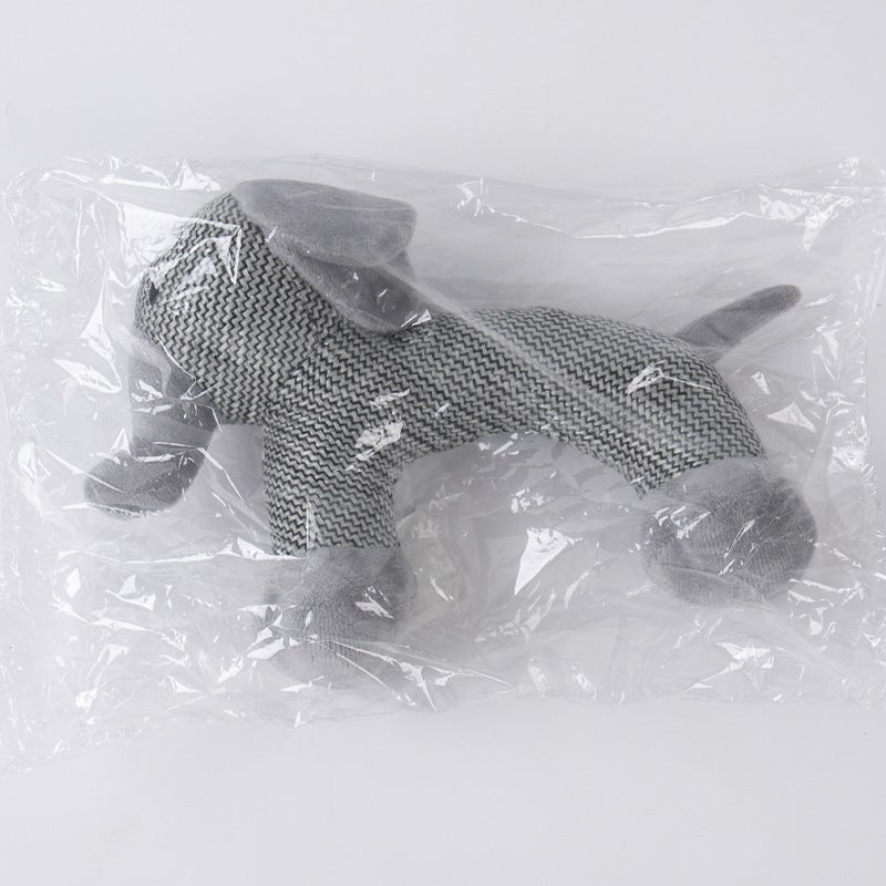 Dog Toy Cotton Linen Plush Sound Bite Resistant Wear Resistant Elephant Monkey Arch Pet Teddy Small Dog Toy Wholesale(Monkey) - Image 3