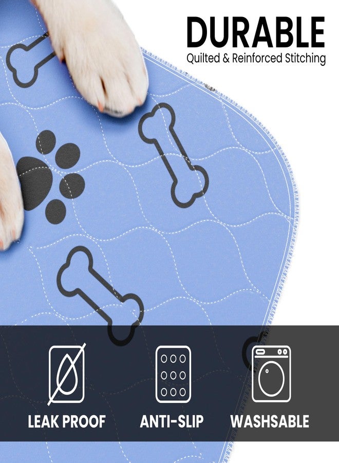 Buddy's Best Washable Pee Pads for Dogs - Medium (Round 36") - Ultra-Absorbent, Non-Slip, Ideal for Training, Incontinence - (2-Pack) + Bonus Grooming Glove - Image 4